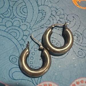 925  Silver Hoop Earrings